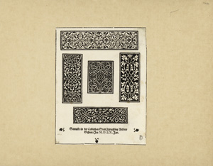 Los 1059 - Flötner, Peter - und Hans Rudolf Manuel Deutsch (?). Ornamente. Fragment mit 30 (von 40) Blättern - 2 - thumb