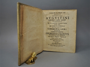 Lot 1136, Auction  120, Augustinus, Aurelius und Calixt, Georg, 5 theologische Schriften von Georg Calixtus und Aurelius Augustinus