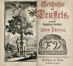 Lot 1516, Auction  120, Defoe, Daniel, Geschichte des Teuffels