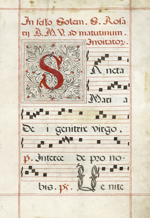 Lot 1688, Auction  120, Antiphonale romanum, Liturgische Handschrift auf Pergament 