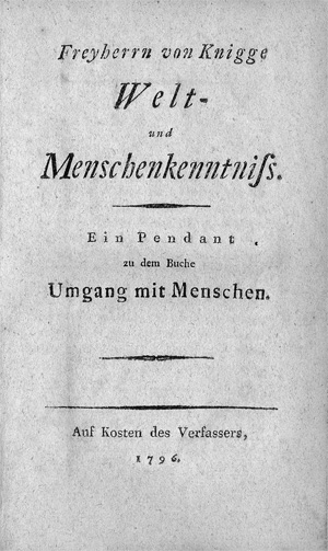 Lot 2031, Auction  120, Grolmann, F. L. A., Freyherrn von Knigge Welt- und Menschenkenntniß