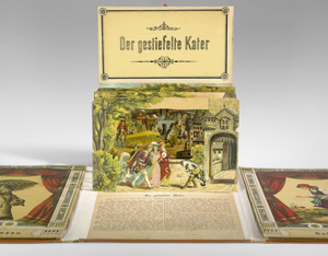 Lot 2230, Auction  120, Theaterbilderbuch, Chromolithographische Aufstellbühnen zu 4 Erzählungen und Märchen 