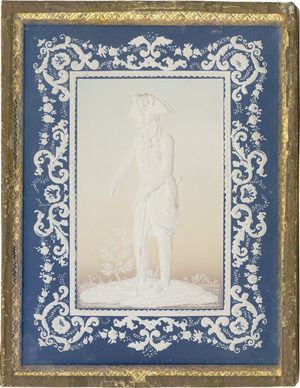 Lot 2239, Auction  120, Bisquitbilder, Friedrich II. und Napoleon Bonaparte