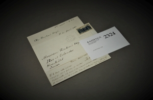 Lot 2324, Auction  120, Green, Julien, Brief 1947