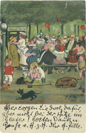 Lot 2539, Auction  120, Zille, Heinrich, Postkarte an Hermann Frey