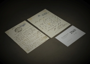 Lot 2565, Auction  120, Rudersdorff, Hermine, Brief 1867 + Beigabe