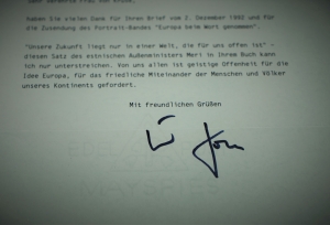 Los 2624 - Kohl, Helmut - Masch. Brief m. U. vom 14.12.1992 - 1 - thumb