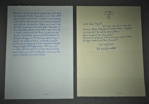 Los 2627 - Ledig-Rowohlt, Heinrich Maria und Kruse, Ingrid von - 2 Eigenh. Briefe und 2 Originalfotografie - 1 - thumb
