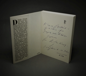 Lot 2724, Auction  120, Rühmkorf, Peter., Dreizehn deutsche Dichter