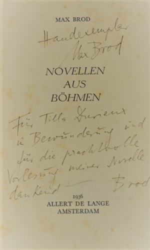 Lot 3269, Auction  120, Brod, Max und , Novellen aus Böhmen