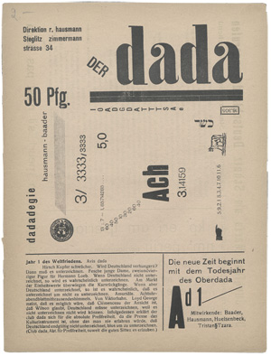 Los 3299 - Dada, Der und Dada - Heft I - Direktion R. Hausmann - 0 - thumb