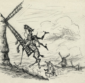 Lot 3493, Auction  120, Huppert, Willy, Don Quixote (Illustrationsfolge)