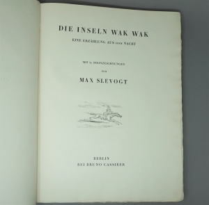 Lot 3777, Auction  120, Slevogt, Max, Die Inseln Wak Wak