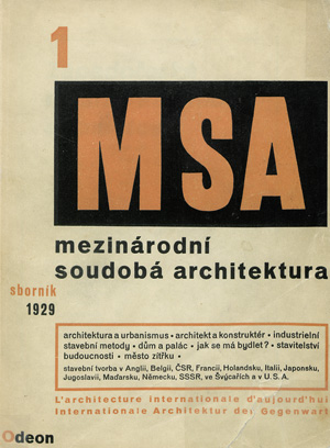 Lot 3884, Auction  120, Teige, Karel, MSA - Mezinarodni soudobá architektura. Internationale Architektur der Gegenwart