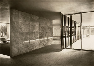 Lot 4081, Auction  120, Architecture & Design, Interior of the German Pavilion at the World's Fair in Barcelona