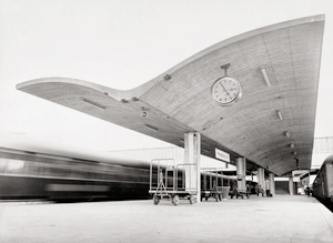 Lot 4180, Auction  120, Häusser, Robert, Postwar German architecture: Train station Heidelberg; High rise in Heidelberg