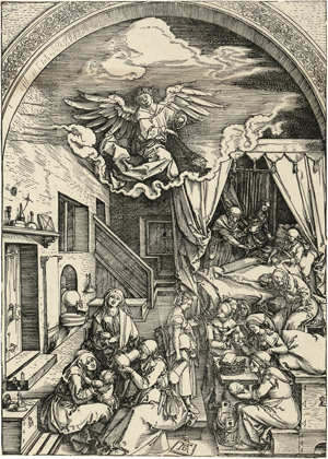 Lot 5075, Auction  120, Dürer, Albrecht, Die Geburt Mariens