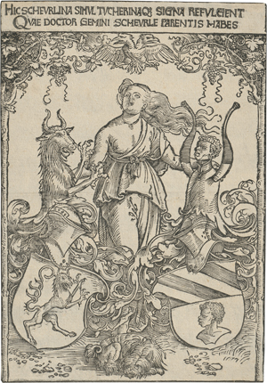 Lot 5086, Auction  120, Dürer, Albrecht, Das Wappen der Scheurl und Tucher