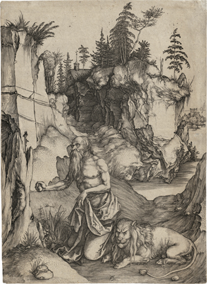 Los 5093 - Dürer, Albrecht - Der hl. Hieronymus in der Wüste - 0 - thumb