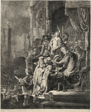 Lot 5214, Auction  120, Rembrandt Harmensz. van Rijn, Christus vor Pilatus (Ecce Homo)