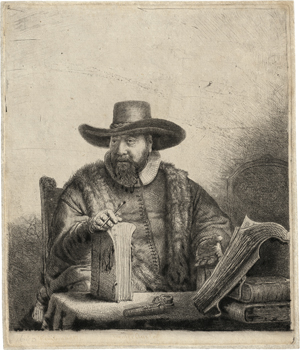 Lot 5224, Auction  120, Rembrandt Harmensz. van Rijn, Bildnis des Mennonitenpredigers Cornelis Claez Anslo