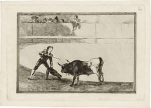 Lot 5316, Auction  120, Goya, Francisco de, Pedro Romero matando á toro parado
