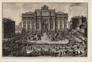 Lot 5353, Auction  120, Piranesi, Giovanni Battista, Veduta in prospettiva della gran Fontana dell' Acqua Vergine detta di Trevi 