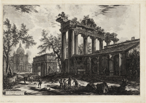 Lot 5354, Auction  120, Piranesi, Giovanni Battista, Altra veduta degli avanzi del Pronao del Tempio della Concordia