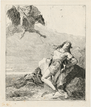 Lot 5374, Auction  120, Tiepolo, Giovanni Domenico, Ruggero befreit Angelica