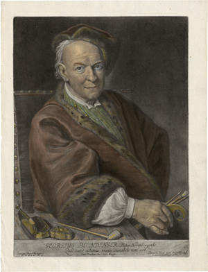 Lot 5380, Auction  120, Vogel, Bernhard, Bildnis des Malers Georg Blendinger
