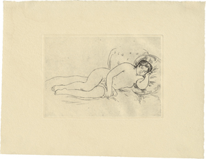 Lot 5440, Auction  120, Renoir, Auguste, Femme nue couchée (tournée à droite), 2e Planche
