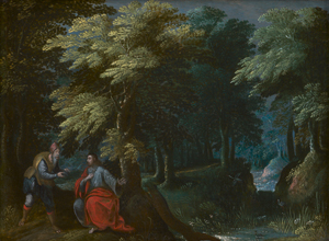 Lot 6001, Auction  120, Frankenthaler Malerschule, um 1600. Die erste Versuchung Christi