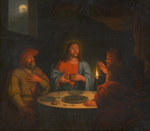 Lot 6017, Auction  120, Schalcken, Godfried - Umkreis, Christus in Emmaus