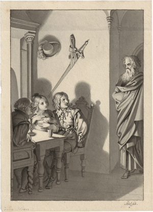 Lot 6328, Auction  120, Retzsch, Friedrich August Moritz, Illustration zum Cypressenkranz
