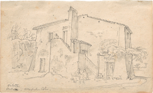 Lot 6342, Auction  120, Führich, Joseph von, Italienisches Bauernhaus "Viletta antica"
