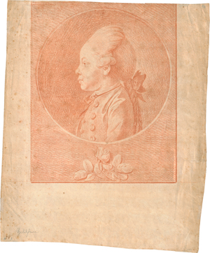 Lot 6682, Auction  120, Chodowiecki, Daniel Nikolaus, Bildnis eines Buben im Profil nach links