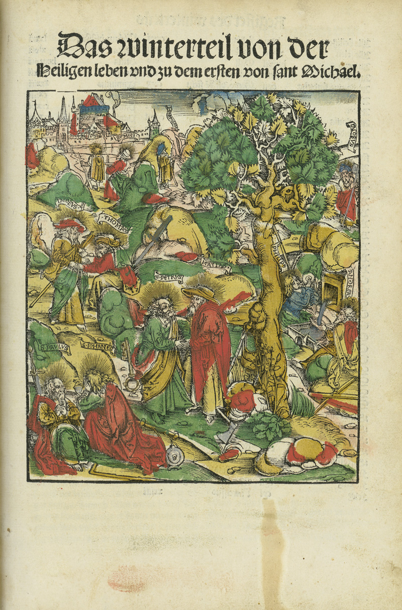 Lot 1685, Auction  120, Jacobus de Voragine, Der Heilgen Leben Summer und Winterteil mit me Heilgen dan vor getruckt 