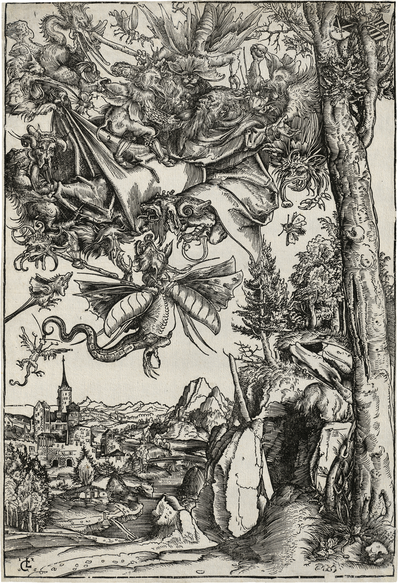 Lot 5064, Auction  120, Cranach d. Ä., Lucas, Die Versuchung des hl. Antonius