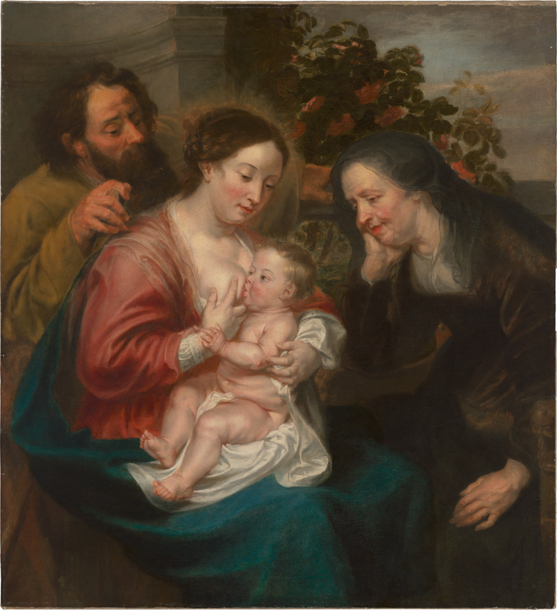 Lot 6010, Auction  120, Rubens, Peter Paul - Schule, Die Heilige Familie mit Joseph und Anna