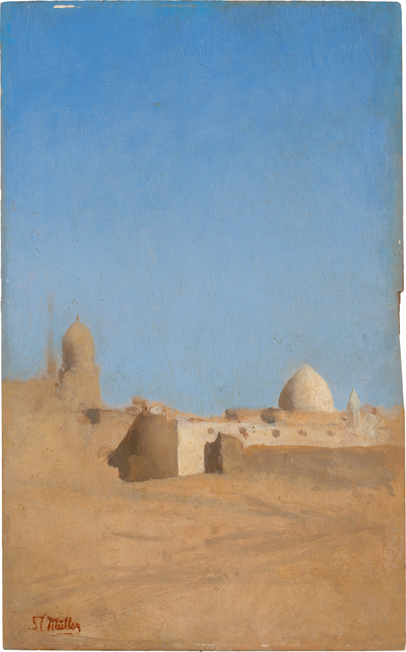 Lot 6155, Auction  120, Müller, Leopold Carl, Blick auf Kairo