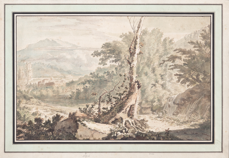 Lot 6653, Auction  120, Both, Jan, Südliche Landschaft mit zerborstenem Baum