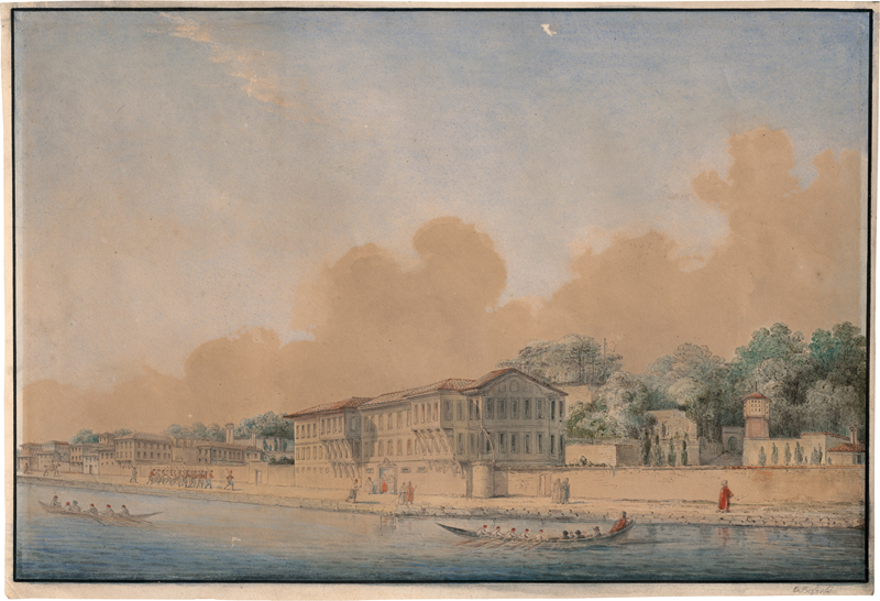 Lot 6758, Auction  120, Italienisch, 19. Jh. Ottomanische Paläste am Bosporus