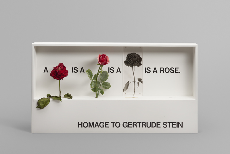 Ulrichs, Timm – Homage to Gertrude Stein (a rose is a rose is a rose)