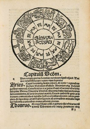 Los 1043 - Falkener, Michael - lntroductorium astronomie Cracoviense elucidans Almanach - 1 - thumb