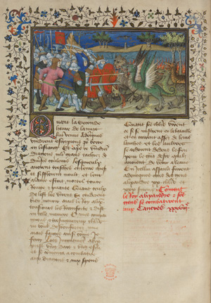 Lot 1230, Auction  121, Pariser Alexanderroman, Der, Ms. 20 B. XX der British Library in London