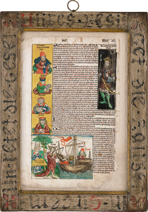 Lot 2787, Auction  121, Schedel, Hartmann, Weltchronik.1 Blatt aus Schedels liber cronicarum 