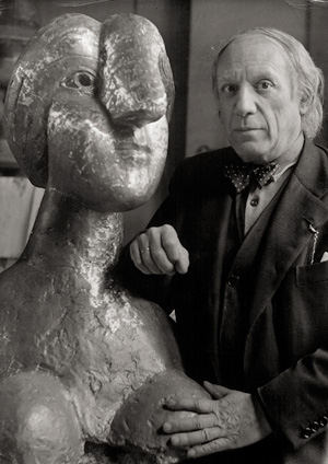 Lot 4275, Auction  121, Picasso, Pablo, Portrait of Pablo Picasso with his bust of Marie-Thérèse Walter 