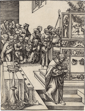 Lot 5057, Auction  121, Cranach d. Ä., Lucas, Das Martyrium des hl. Johannes
