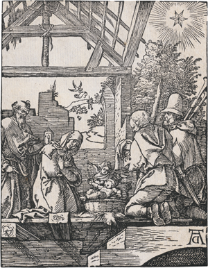 Lot 5061, Auction  121, Dürer, Albrecht, Vertreibung aus dem Paradies; Geburt Christi