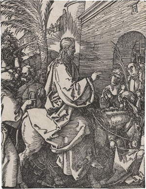 Lot 5063, Auction  121, Dürer, Albrecht, Einzug Christi in Jerusalem; Veronika zw. St. Peter und Paul